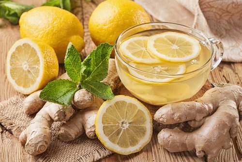 Infuso-di-zenzero grasso addominale