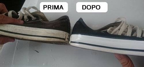 Sbiancare le scarpe da ginnastica