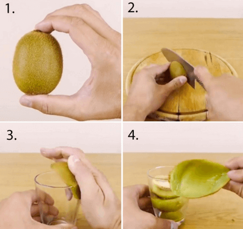 Sbucciare il kiwi attività realizziamo male