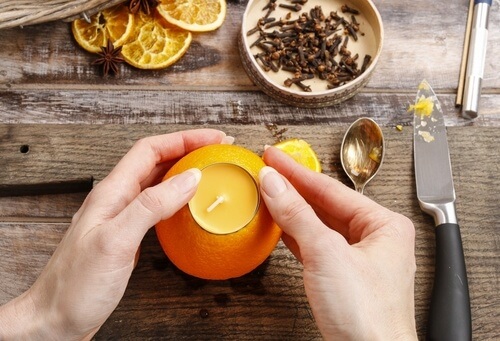 Arancia e cannella deodoranti per la casa