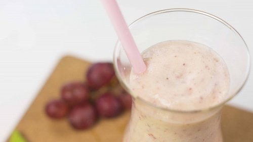 Frullato a base di uva e avena per prendersi cura del cuore
