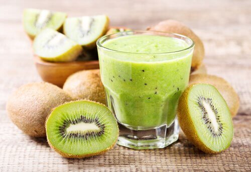 frullato e kiwi