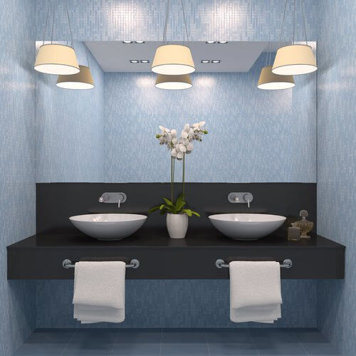 Illuminazione un bagno