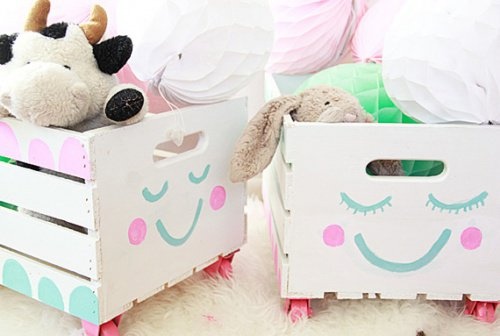 scatole per giocattoli ordine