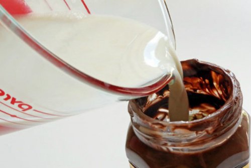 Latte e Nutella trucco cucina