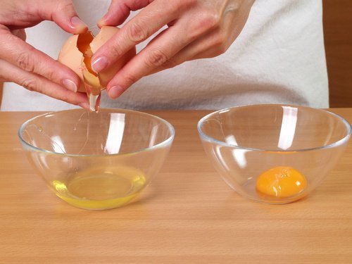 Maschera con albume d'uovo