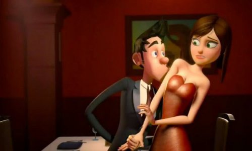 uomo bacia spalla donna cervello diviso