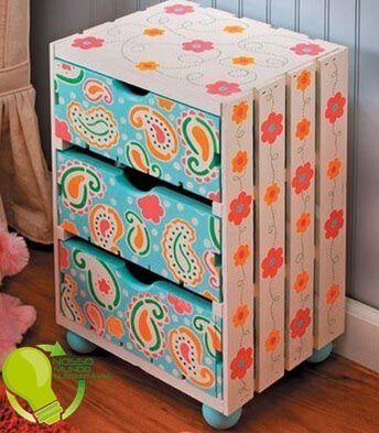 cassette della frutta cassettiera