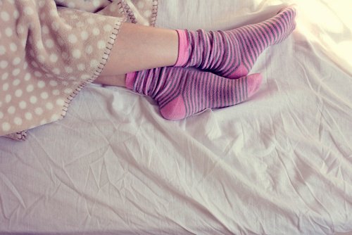 Calzini a letto