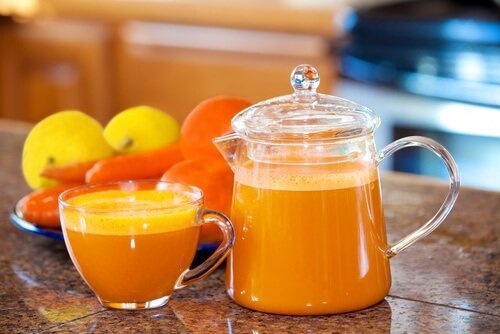 Succo a colazione agrumi