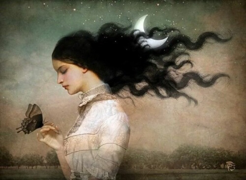 donna-con-farfalla-sulle-dita