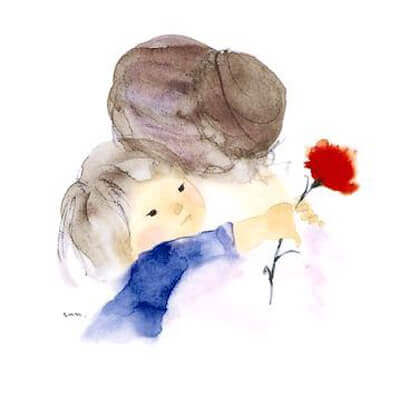 nipote e nonna che si abbracciano