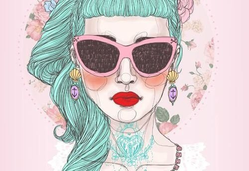 Donna-con-occhiali vita