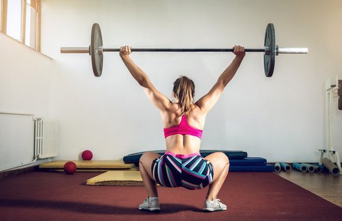 Squat sumo flaccidità gambe