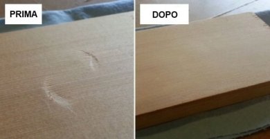 Come eliminare un'ammaccatura del legno in pochi minuti