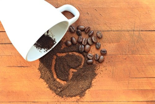 caffè nero ventre piatto