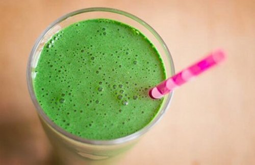 frullato verde coi piselli