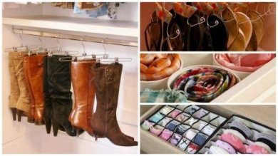 17 idee interessanti per ordinare l'armadio e guadagnare spazio