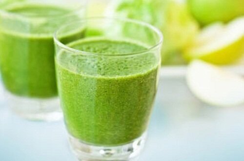 succo verde a base di frutta