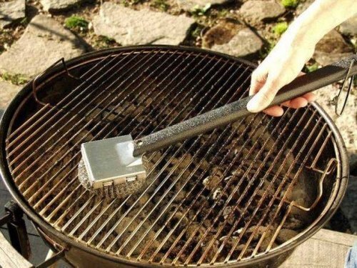 Fogli di alluminio per pulire la griglia