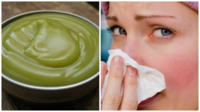 Decongestionare le vie respiratorie con un unguento