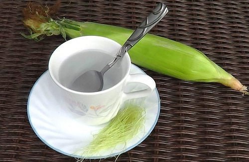 infuso di barba di granoturco