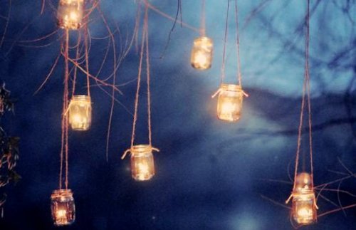 lanterne nella notte