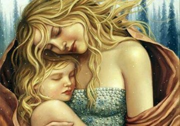 Gli abbracci dei figli sono regali per il cuore