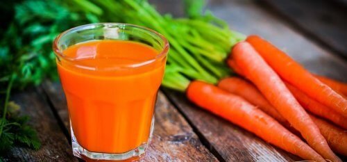 Succo di carota e aglio