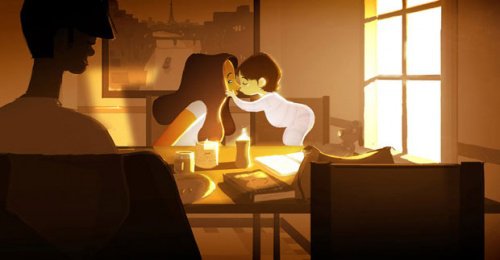 bambino abbraccia la mamma