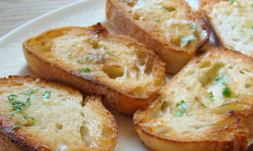 Bruschetta di pane e olio