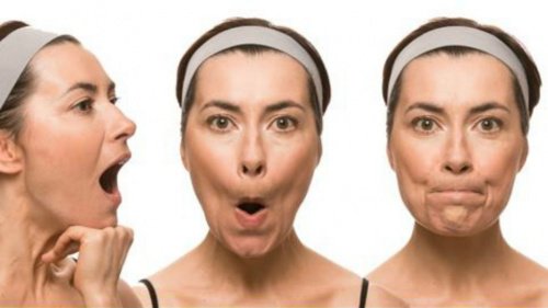 gli esercizi facciali aiutano a mantener il viso privo di rughe e flaccidità