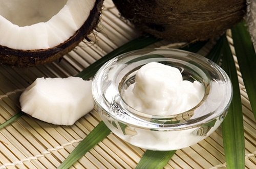 olio di cocco crema per il contorno occhi