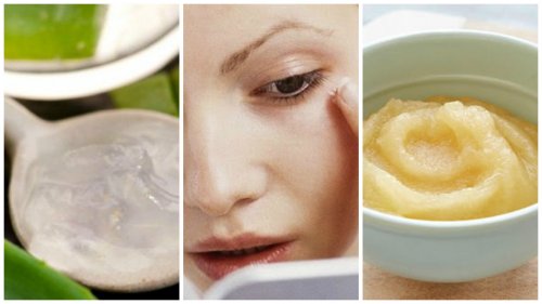 Maschera a base di mela, uva e aloe contro le rughe Maschera a base di mela, uva e aloe contro le rughe