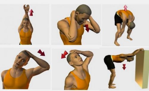 Stiramenti per contrattura del trapezio