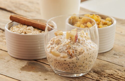 Frullato chia e avena
