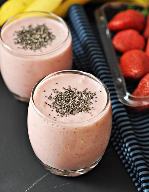 frullato-fragole-chia
