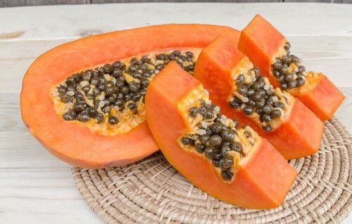 Papaya a fette