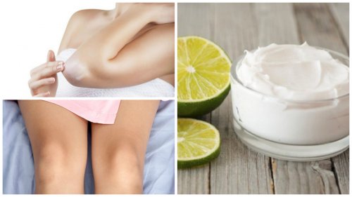 Schiarire gomiti e ginocchia con una crema a base di latte e vitamina E Schiarire gomiti e ginocchia con una crema a base di latte e vitamina E