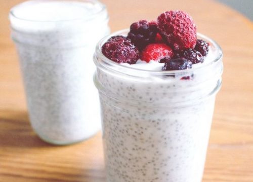 semi di chia e frutta