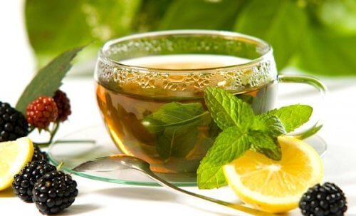 tè verde limone e more