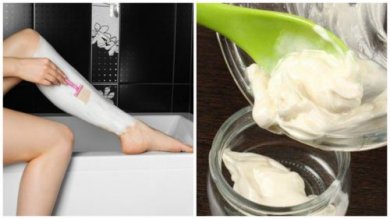 Crema depilatoria naturale contro i peli superflui