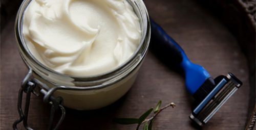 rasoio e crema fai da te
