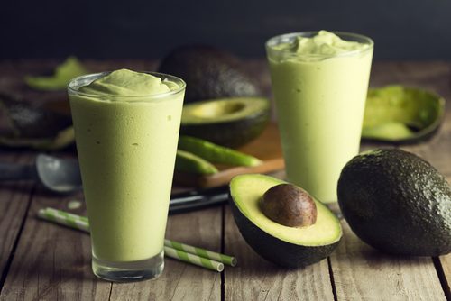 Frullato al tè verde