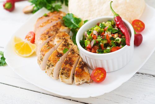 Pollo a cena