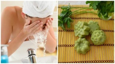 Sapone al prezzemolo per attenuare le macchie del viso