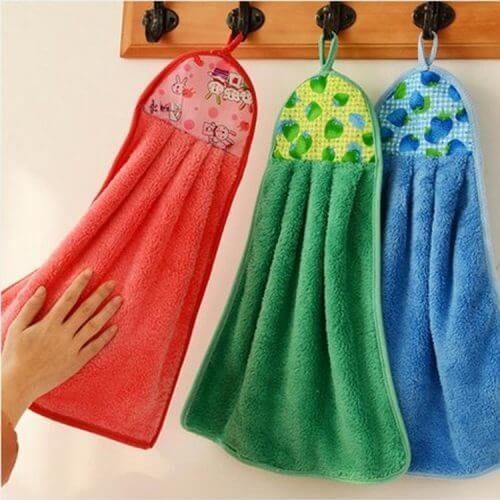 strofinacci di spugna colorati