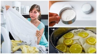 Sbiancare i vestiti ingialliti: 5 trucchi