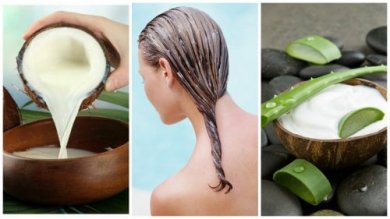 Trattamento all'aloe e cocco contro la caduta dei capelli