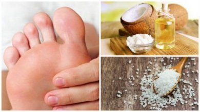 Esfoliante con olio di cocco e sale contro i calli